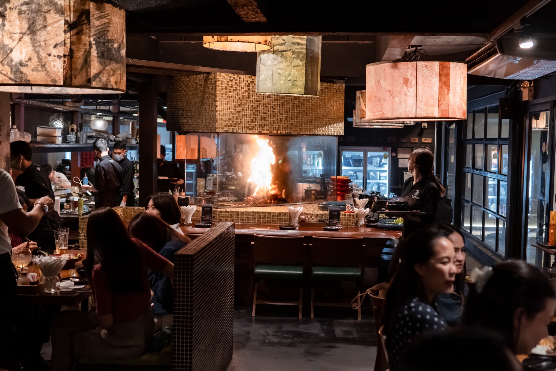 Main dining room at TEPPEN Sathorn