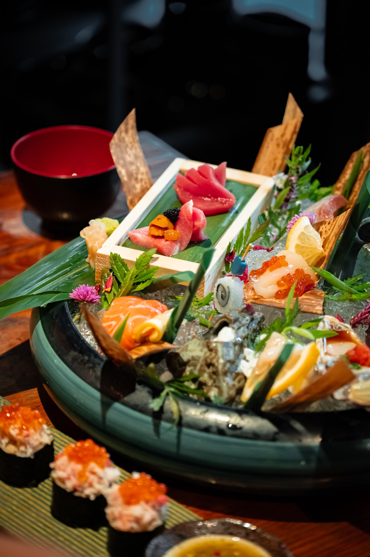 Sashimi and sushi at TEPPEN Sathorn